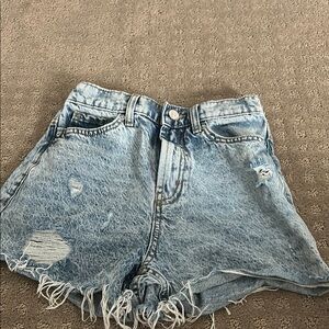 Distressed Denim Women Shorts